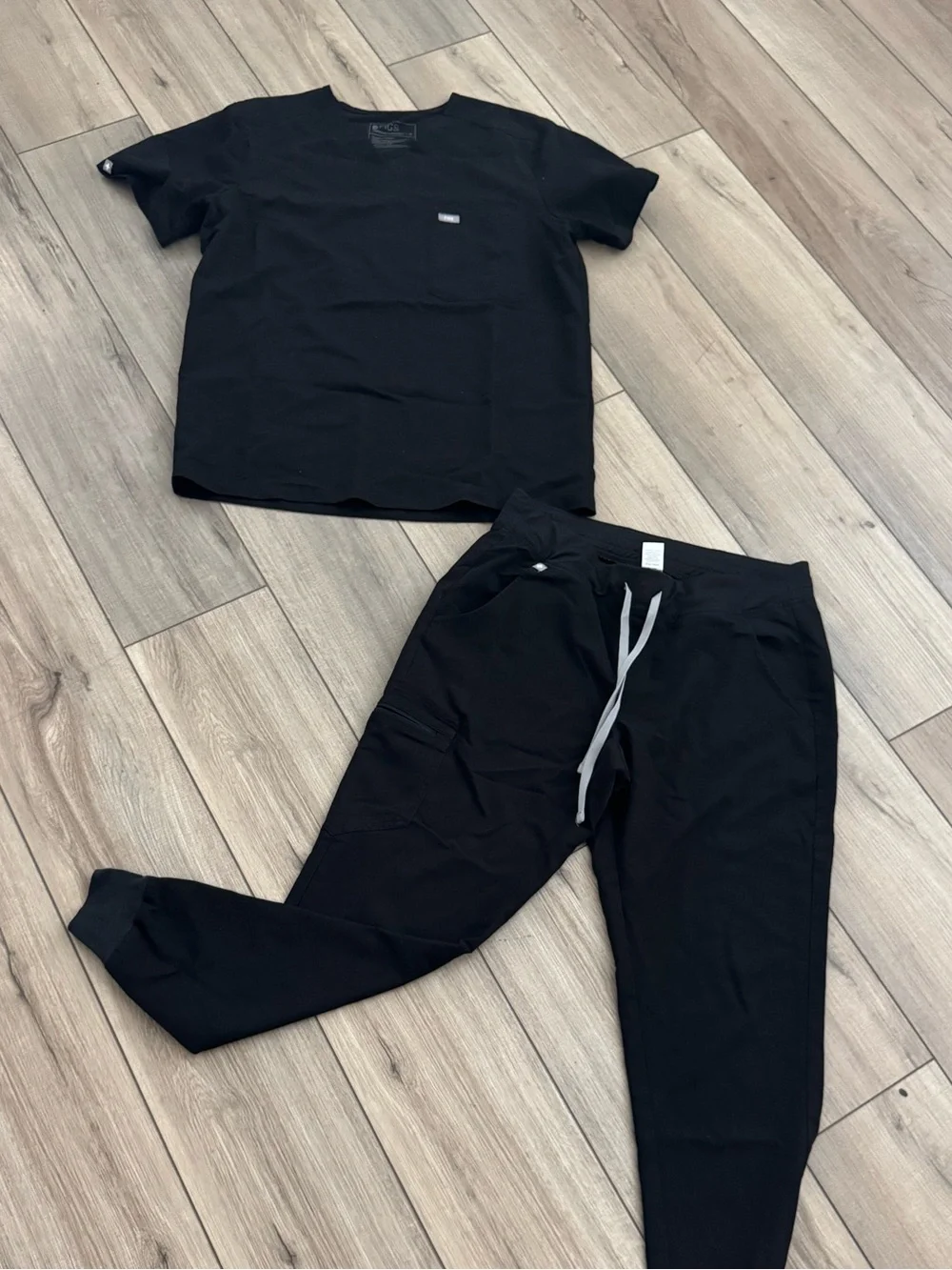 Men FIGS Black Jogger set